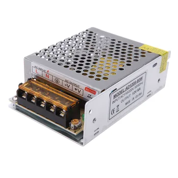 

AC 110V/220V to DC 12V 5A 60W Voltage Transformer Switch Power Supply for Led Strip LED display billboard industrial equipment