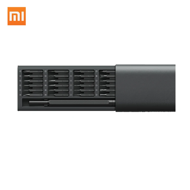 Koop Originele Xiao mi mjia Wiha Schroef Driver 24 precisie Magnetische Bits Allu Mi num doos schroef Driver Mi Smart home tool Kit Dagelijks Gebruik