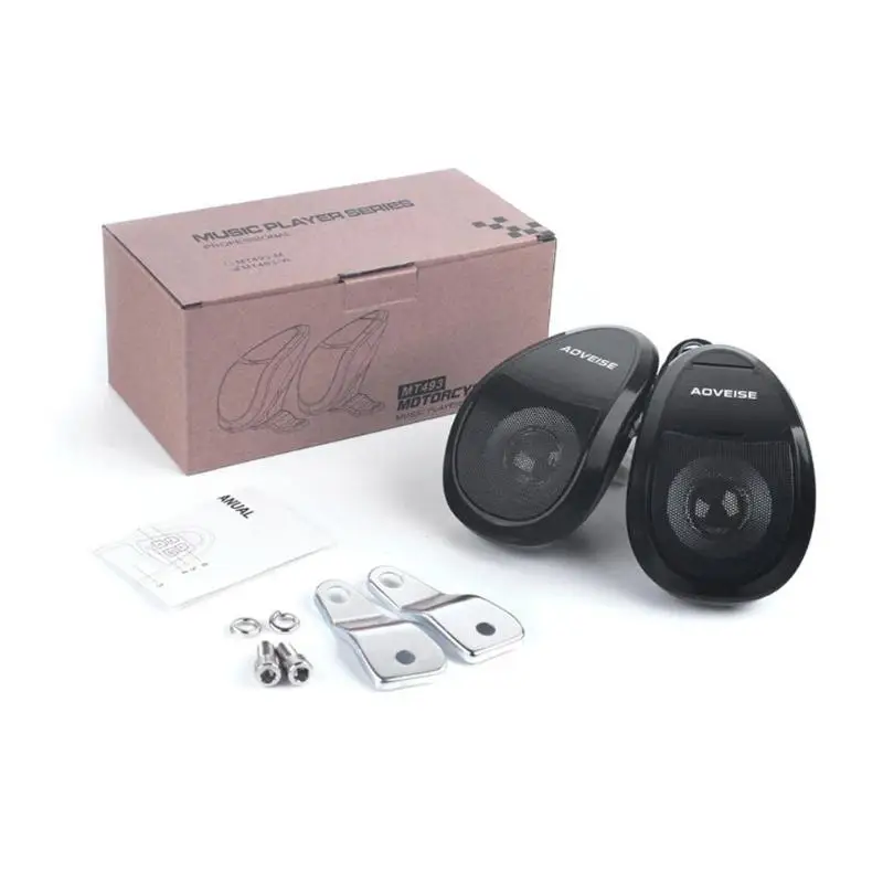 Player de Áudio Sistema de Som à Prova Dwaterproof fm para a Motocicleta Água Moto Alto-falante Bluetooth Music Rádio - Atv Utv Scooter Mp3 17 mp3 music player de áudio sistema de