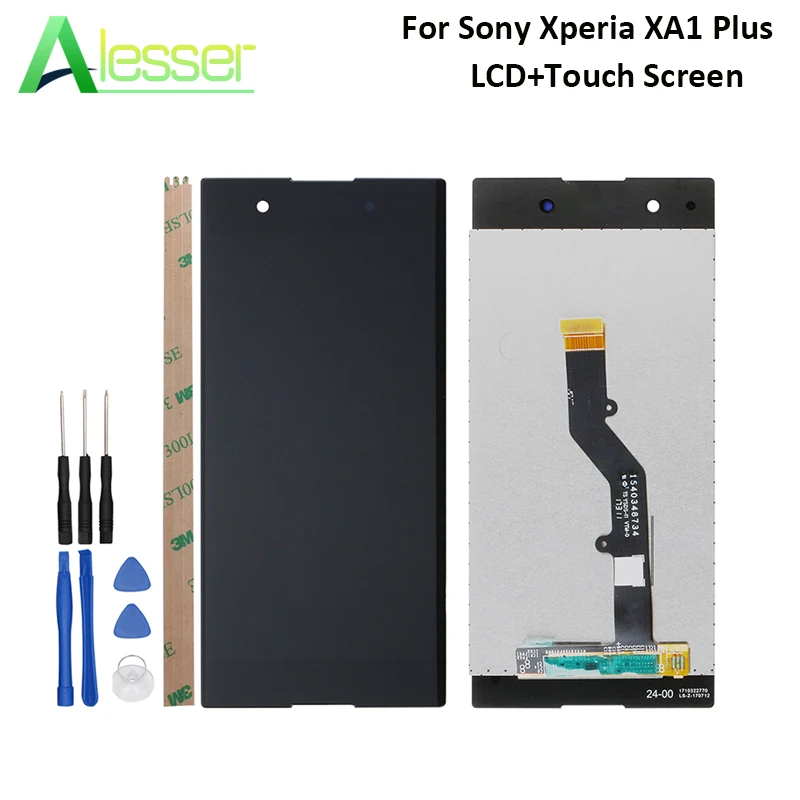 

Alesser For Sony Xperia XA1 Plus LCD G3412 G3416 G3426 G3412 G3421 LCD Display And Touch Screen Screen Digitizer +Tool +Adhesive