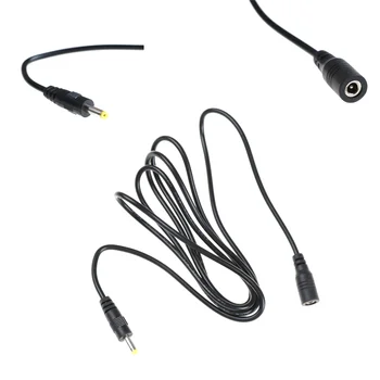 

4mm X 1.7mm DC Power Connector Jack Adapter Female + Male Extension 90cm Cable Plug