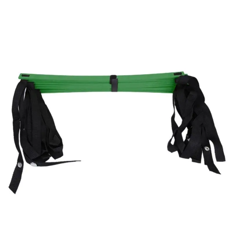 

Trans-grade nylon tape training ladder agility stair orange green exercise fitness ladder agility step training equipment