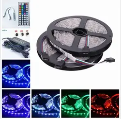 10 м 5050 СМД 30led / M RGB из светодиодов полосы света non-водоустойчивая + 44key ик-пульт + 12 В 5A блок питания