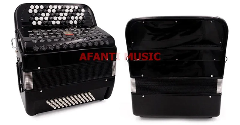 Afanti Music 62 K/60 басовый аккордеон(AAD-236)/черный