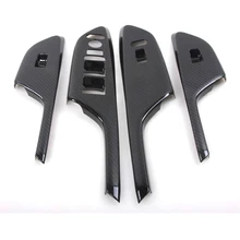 YAQUICKA 4x Carbon Fiber Style font b Car b font font b Interior b font Armrest