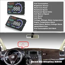 

Auto Professional Electroni For Volkswagen VW Transporter T5 HUD Head Up Display Windshield Projector Alarm System OBD/OBD2