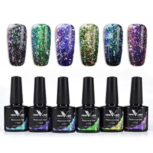 Venalisa, новинка, 7,5 мл, впитывающее матовое верхнее покрытие, Базовое покрытие, с липким слоем, верхнее покрытие, цветная, с павлином Гель-лак для ногтей, наборы