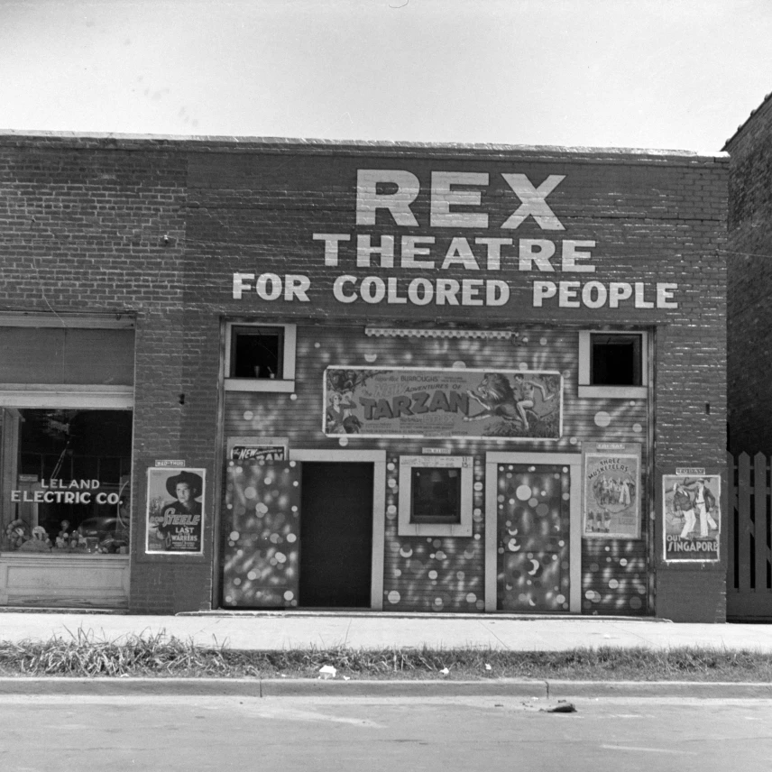Segregated Movie Theater  1937 Poster Print by Science Source (24 x 18)