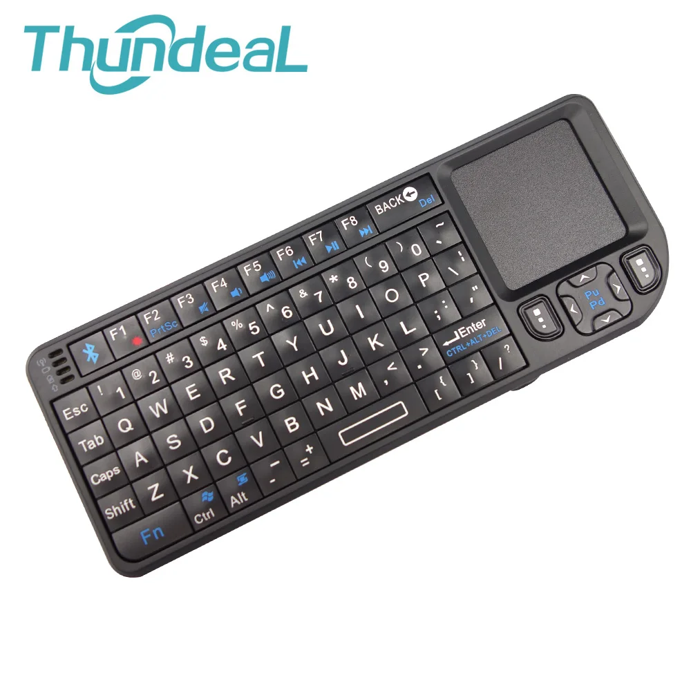 

Mini Portable 2.4G Wireless Keyboard Air Mouse Handheld Touchpad gaming Keyboard for Smart Android Phone TV Box Built-in Battery