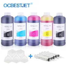 5x1000 мл заправка чернил для Canon TS5040 IP4300 MG8120 MG5440MX727 MX921 IP7240 PIXMA серии принтера СНПЧ краски для чернил для Canon