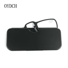 Портативные очки для чтения с зажимом для ног, мужские и женские универсальные очки для чтения, очки "мини", клеящаяся для мобильного телефона