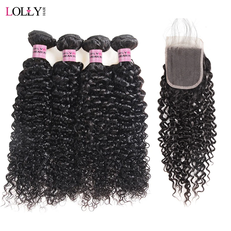 Lolly Curly Human Hair Weave Bundles With Closure Peruvian Hair 4 Bundles Remy Hair Bundles With Closure Free Part Swiss Lace Lolly Curly Human Hair Weave Bundles With Closure Peruvian Hair 4 Bundles Remy Hair Bundles With Closure Free Part Swiss Lace
