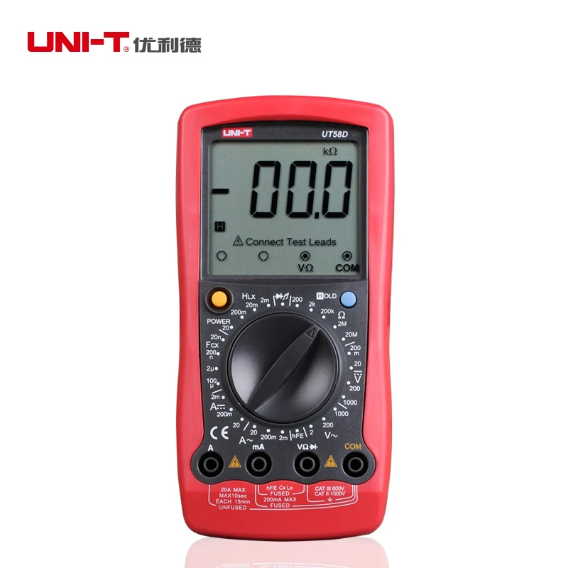 

UNI-T UT58D DMM AC/DC Modern Digital Multimeters Large LCD