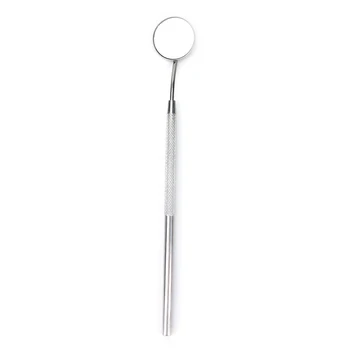 

Dental Mirror Dentist Stainless Steel Handle Tool for Teeth Cleaning Inspection