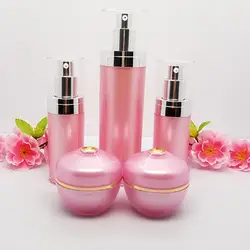 30 г 50g 30 мл 120 мл высокого класса косметические контейнеры акриловые бусины розовые бутылки для многоразового использования крем Jar