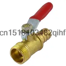 3/" PT наружная резьба на 10 мм барб ручкой рычага латунный клапан