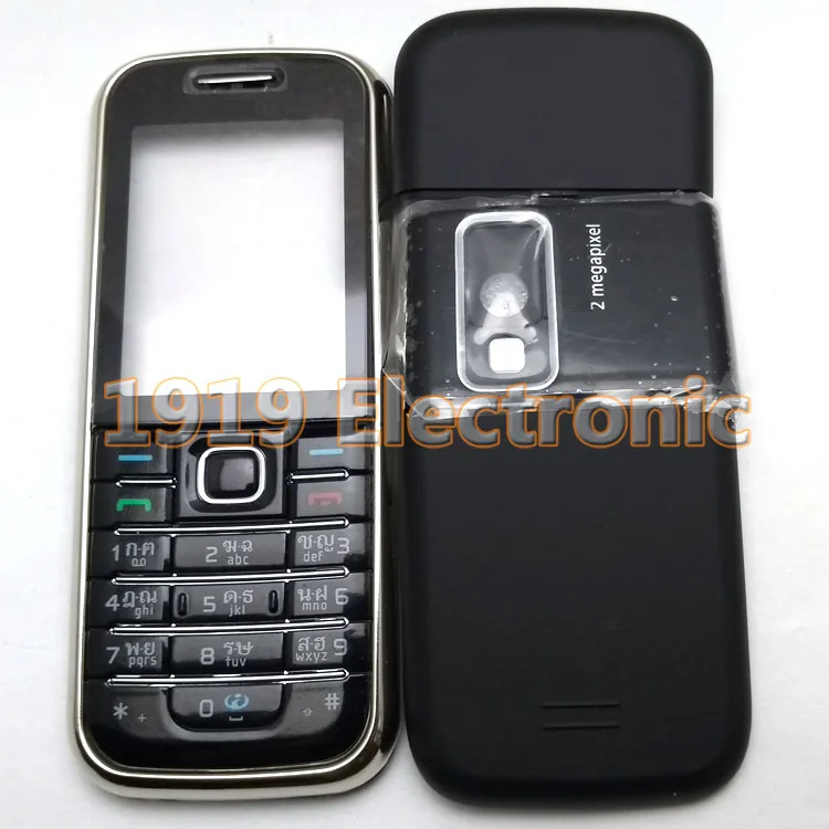 

New Full Complete Mobile Phone Housing Cover Case English or Tain Or Russian Keypad For Nokia 6233 + Tool