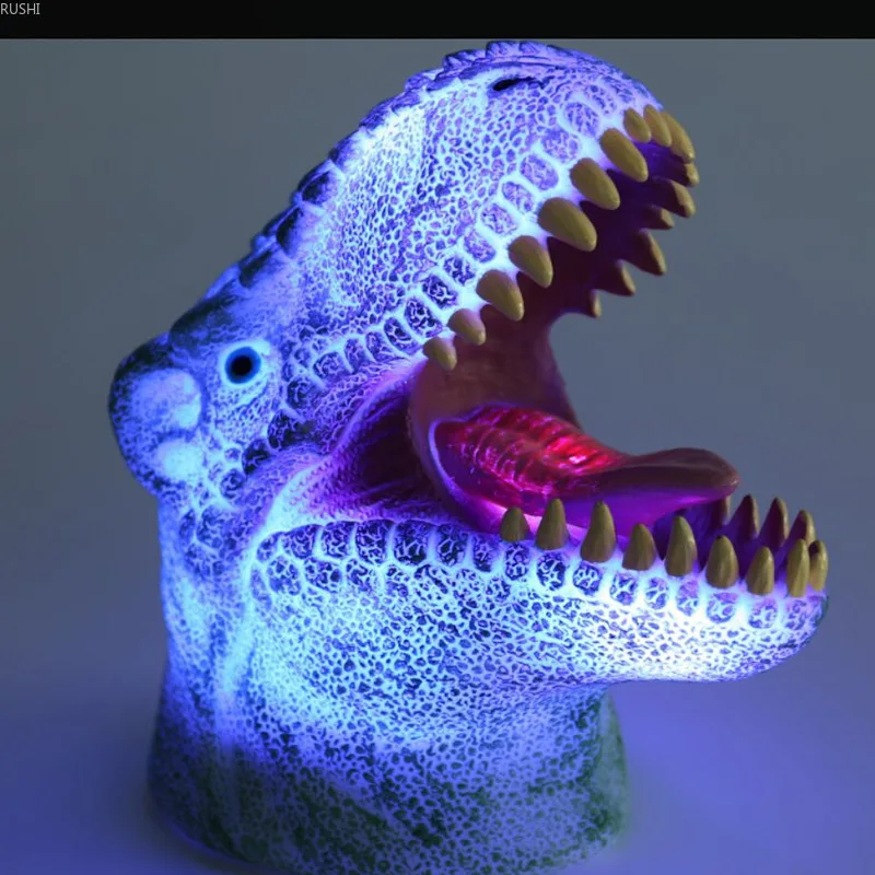 

The dinosaur lamp Hallowmas Atmosphere lamp spoof interest table lamp change color decorative lamp gift present friend