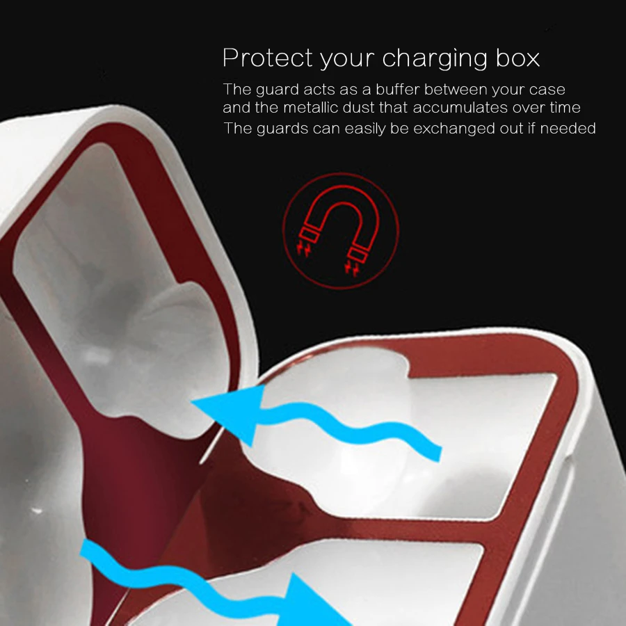 Металлическая защита от пыли для Xiaomi Airdots Pro Bluetooth наушники Пылезащитная Защитная Наклейка для Airdots чехол Аксессуары
