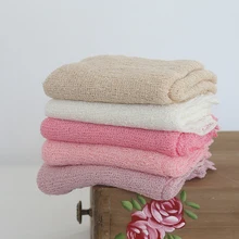 Очень супер мягкий новорожденный эластичная трикотажная пеленка для трикотаж пеленать Обёрточная бумага фон для новорожденных 40x150 см