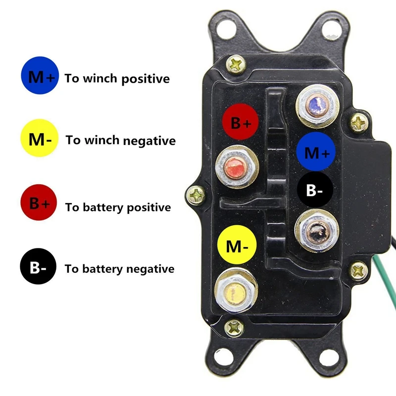 12 V лебедка соленоидное реле контактор для Atv Utv 2000-5000Lbs лебедка