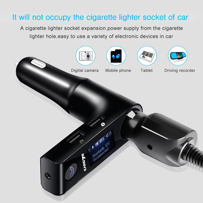 MP3 плеер Urbanroad автомобильное зарядное устройство FM передатчик Aux модулятор Bluetooth