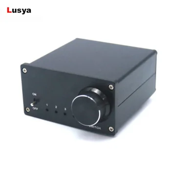 

AC 100V to 240V 4 Input 1 Output and 1 Input 4 Output Two-way Audio Signal Switcher Splitter Selector Box Sound with RCA