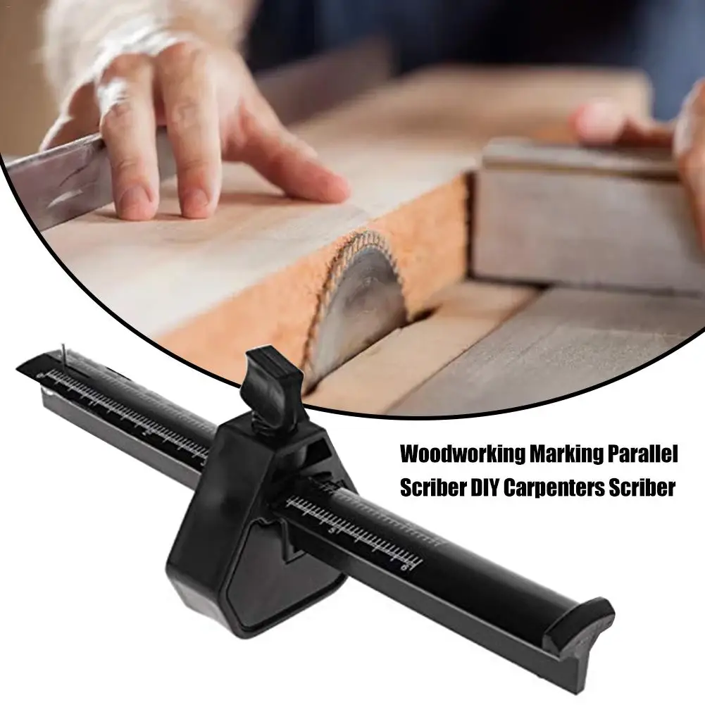 Woodworking Marking Parallel Scriber Woodworking Measuring Tool Professional DIY Carpenters Scriber Mark Scraper scale