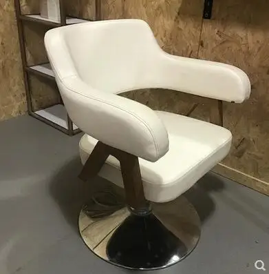 Hair salon special barber chair hair chair simple hairdressing shop chair can lift hair chair high grade hairdressing chair - Цвет: 03