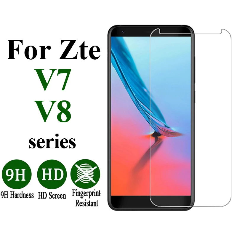 

Protective glass on for ZTE V7 lite V8 screen protector tempered glas V 7 8 V7lite film protection HD cover 9h protect