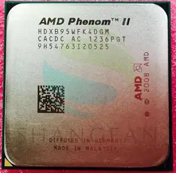 Бесплатная доставка для AMD Phenom X4 B95 3,0 г 6 м Quad-Core настольных Процессор HDXB95WFK4DGM разъем AM3