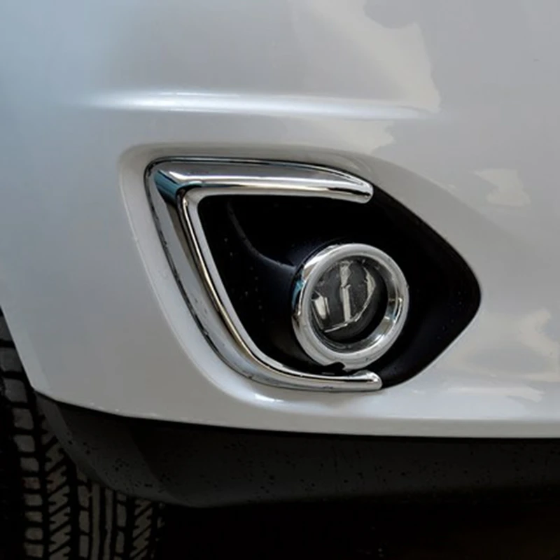 4 шт. накладки на передние противотуманные фары для Mitsubishi ASX 2013 2014 ABS|fog light cover|fog