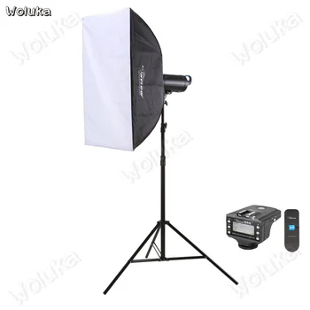 

SPIRIT 400W High Performance photographic With trigger single lamp square softbox Photo Studio kit CD50 T02