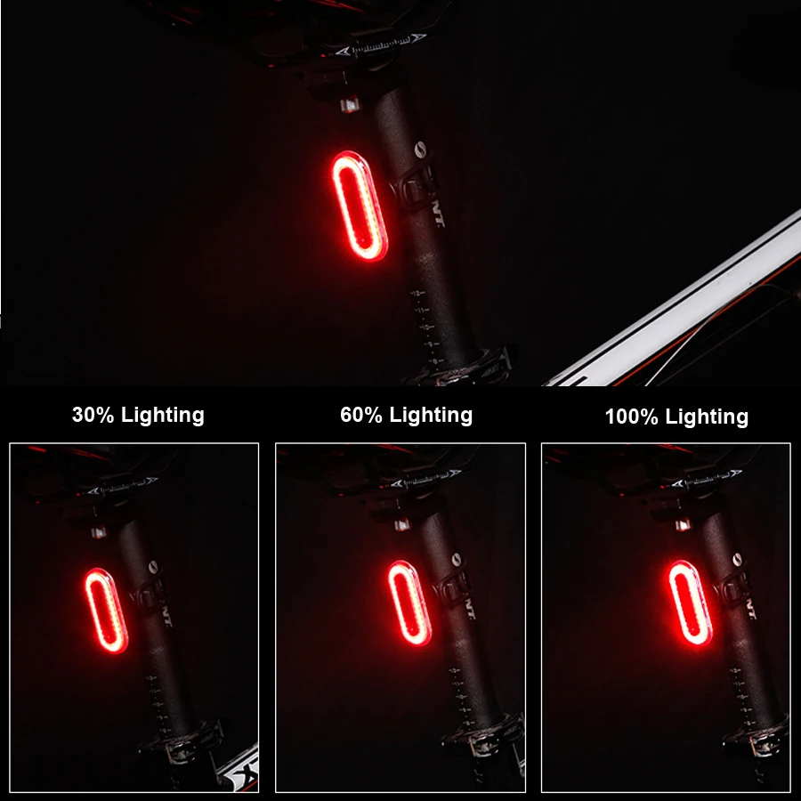 Новинка 120 люменов USB Перезаряжаемый велосипедный задний светильник велосипедный светодиодный задний светильник MTB дорожный велосипедный задний светильник для велосипеда