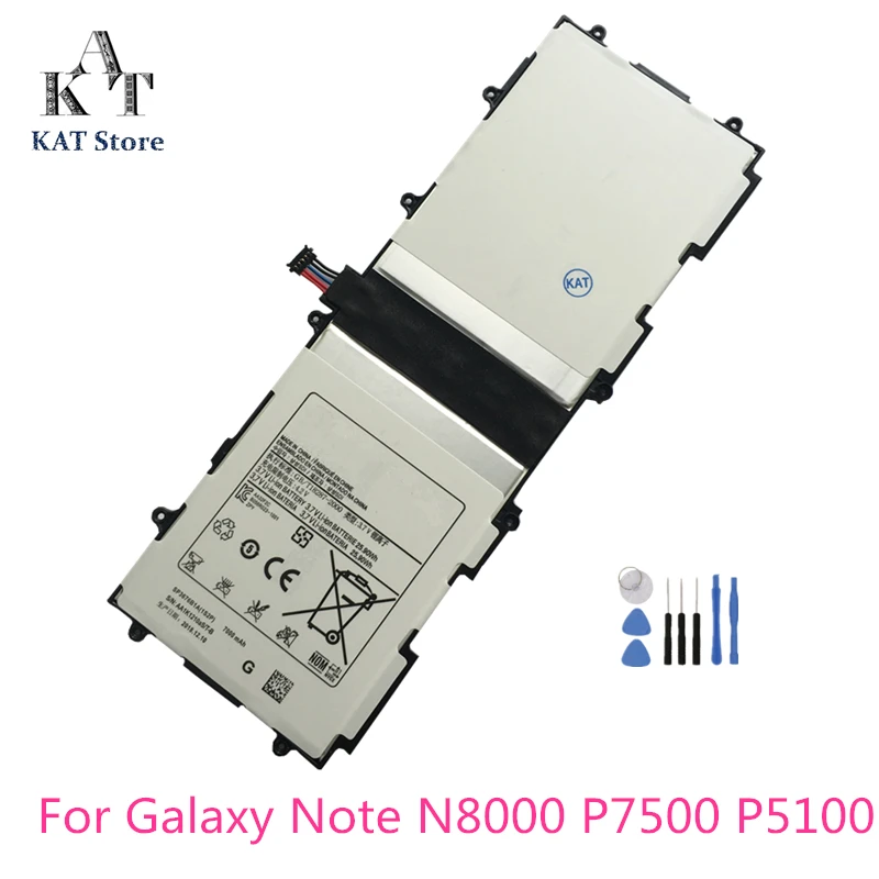 Планшет Батарея для samsung Galaxy Note GT-N8000 N8010 N8020 P7500 P7510 P5100 P5110 батареи SP3676B1A перезаряжаемый аккумулятор