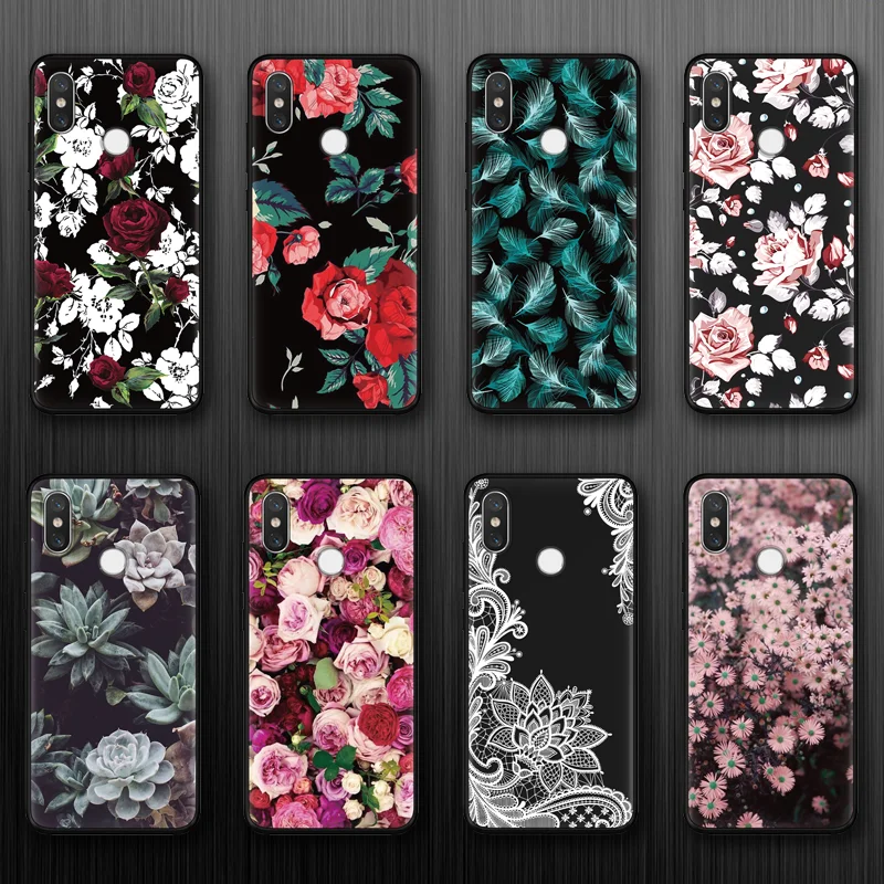 

For iPhone 7 Plus XS Max XR X 5 SE 6 8 7 Flower Cover For TPU Xiaomi Redmi Note 6 5 Pro 3 6A 4X 3 4A 5A 5 Plus Global 4X 5A Case