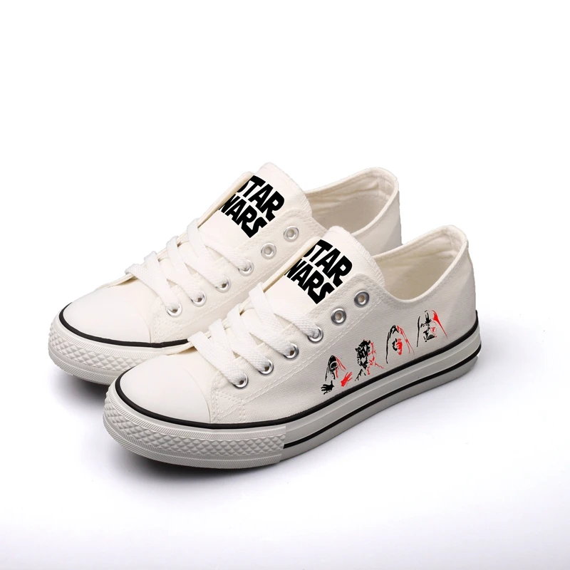 

Hip Hop Printed Casual Canvas Shoes Low Top Lace-up Flat Outdoor Espadrilles Sapato Masculino