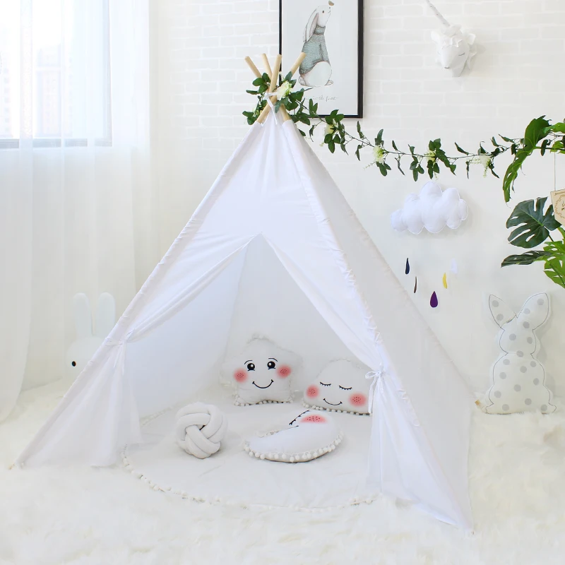 Детская палатка игровой домик для детей Tipi украшение детской комнаты складной