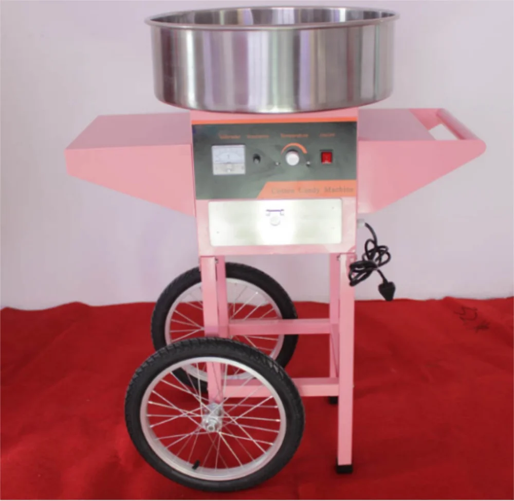

Electric commercial cotton candy Machine /machine for cotton candy/Cotton candy machine with cart