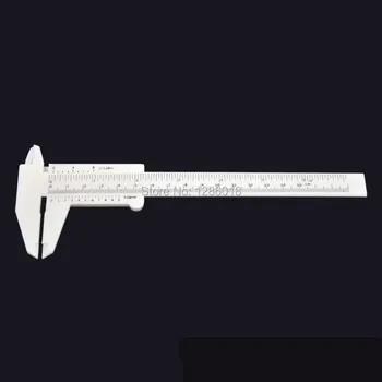 

10Pcs 150MM Waterproof Vernier Caliper ABS Measure Plastic Vernier Caliper Ruler For Permanent Makeup Tattoo Eyebrow Tools