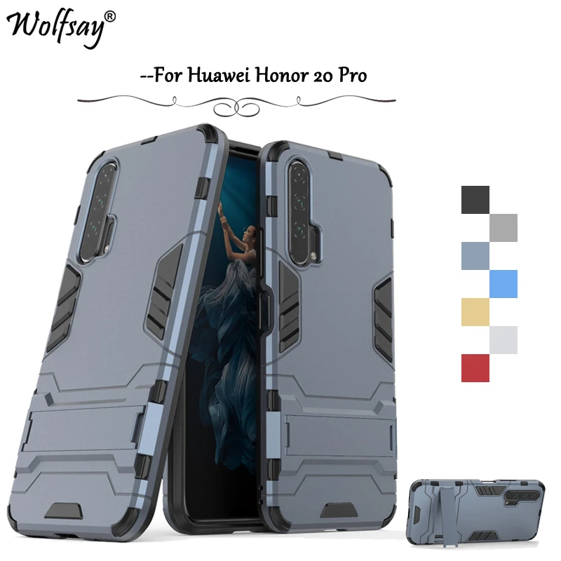 

Huawei Honor 20 Pro Case Shockproof Slim Armor Rubber Hard Phone Bumper Huawei Honor 20 Pro Back Cover Huawei Honor 20 Pro Funda