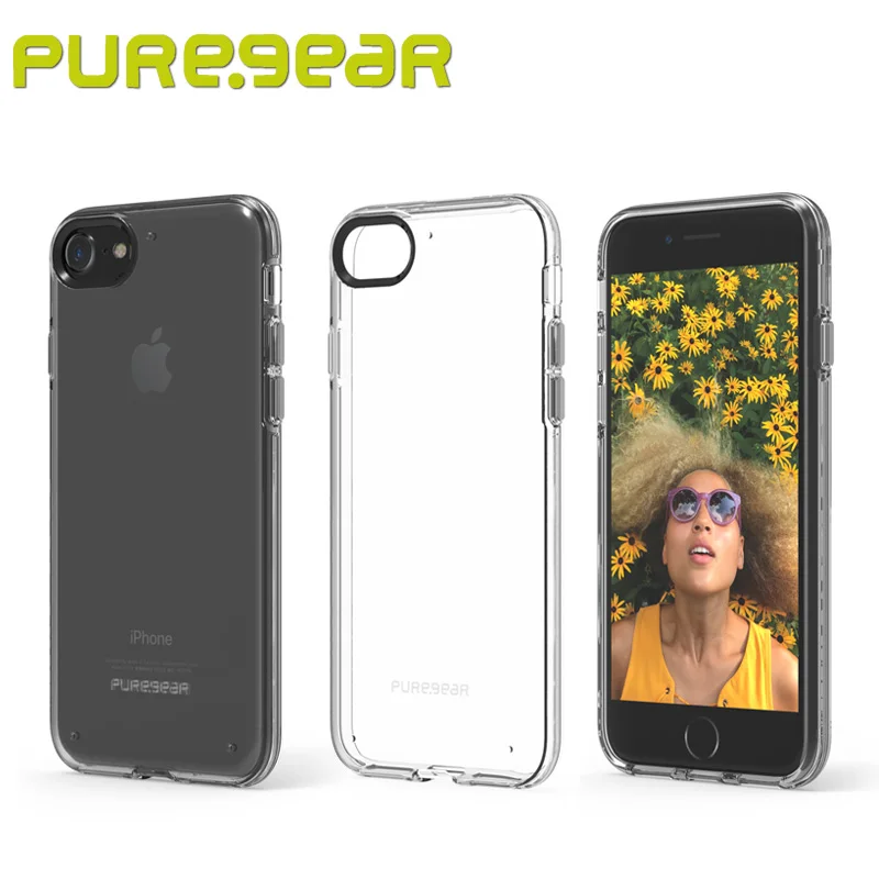 

Puregear Original Slim Transparent Shell Anti Shock Clear Case for iPhone 8 for iPhone 7 (4.7") with Package 61578PG 61579PG