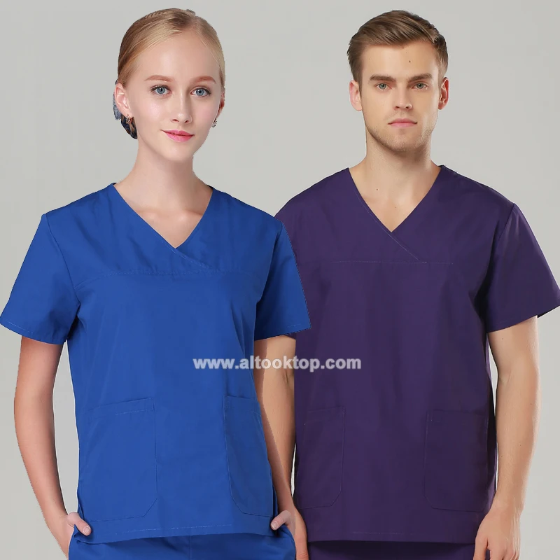 Medical robe hospital women medico gown lab coat doctor