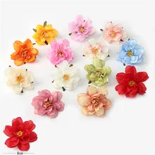 Новинка, 5 шт., искусственный цветок, 8 см., Шелковый цветок розы, голова, свадебное украшение, украшение для дома, сделай сам, венок, скрапбук, Подарочная коробка, ремесло