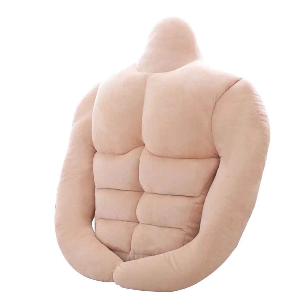 Creative Soft Body Pillows cute Muscular boyfriend pillow shape large