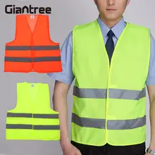 Giantree защитный жилет отражающий жилет долговременный светоотражающий Одежда полоски дышащая безопасность на открытом воздухе светоотражающая лента