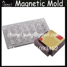Поликарбонатная Магнитная форма для шоколада, нержавеющая сталь, передача для шоколада, форма для шоколада, форма для шоколада, инструмент для выпечки