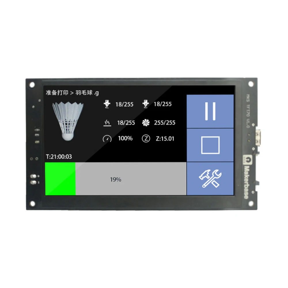 Новинка детали для 3D принтера дисплей MKS TFT70 V1.0 сенсорный экран ЖК панель 7 дюймов