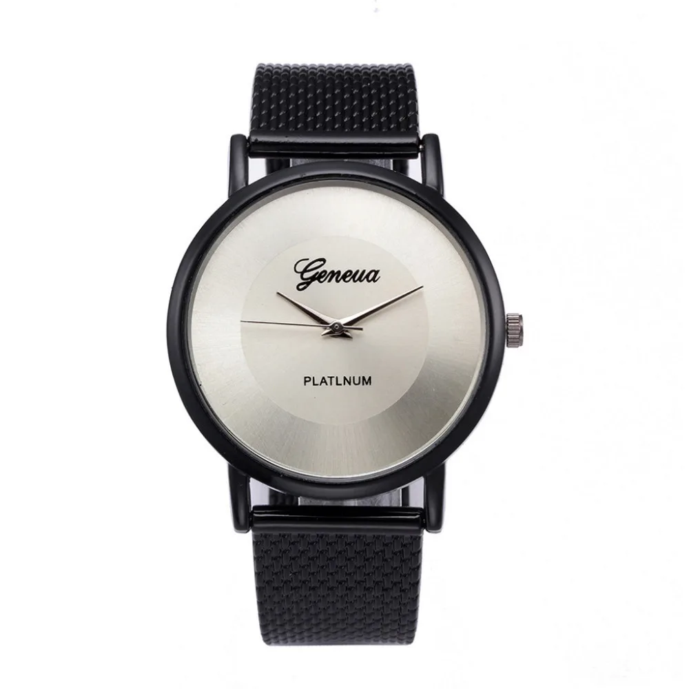 MIGEER Brand Fashion Multicolor Silicone Mesh Belt Creative Strap Wristwatch Casual Women Quartz Watches Gift Relogio Feminino