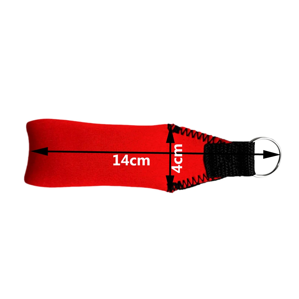 2Pcs Neoprene Kayak Floating Keyring Float Canal Keychain Key Rings for Yachting Marine Sailing Boat Kayak Canoe Sailing Rafting